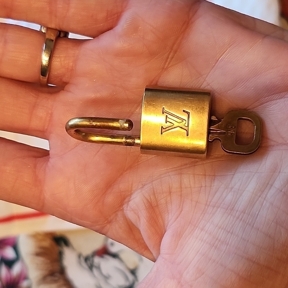 Louis Vuitton lock and key #316